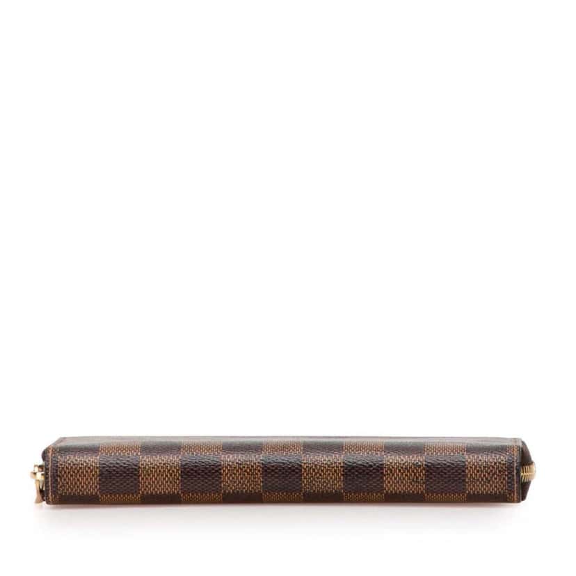 Louis Vuitton Damier Ebene Zippy Long Wallet Brown Canvas Good condition - Inside View