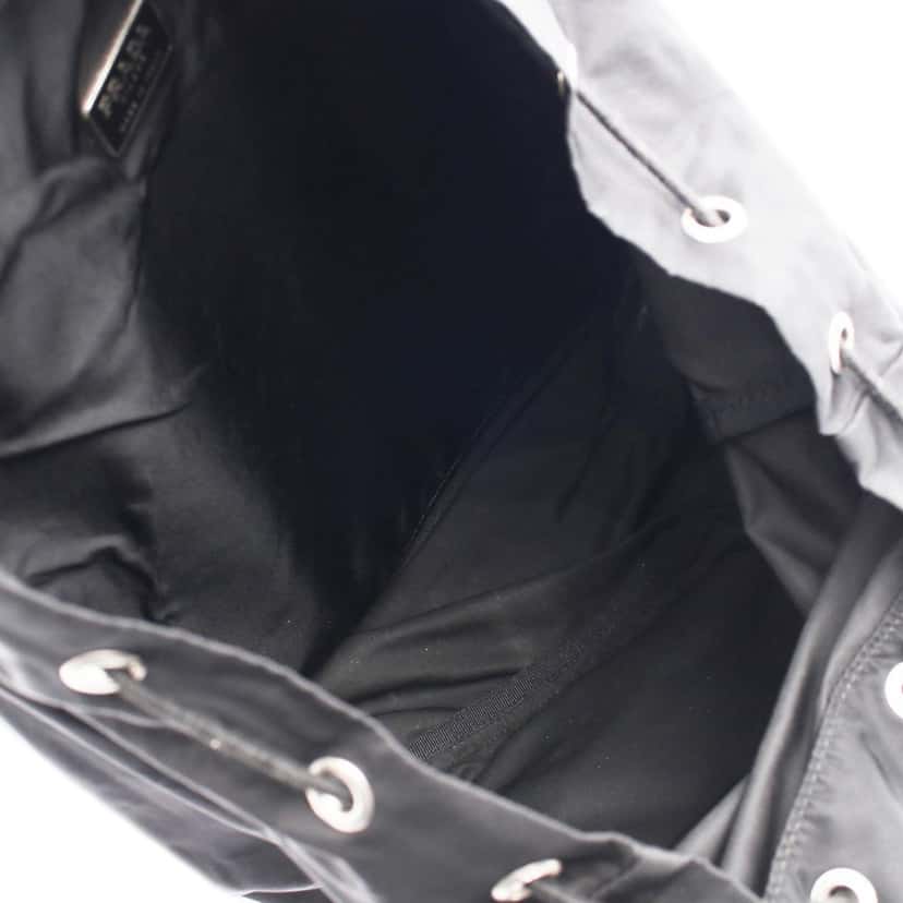 Prada Tessuto Montagna Double Buckle Backpack Black Good condition - Inside View