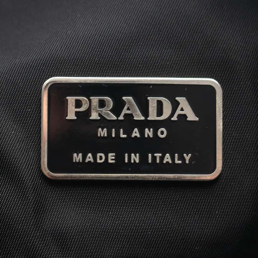 Prada Tessuto Montagna Double Buckle Backpack Black Good condition - Box View