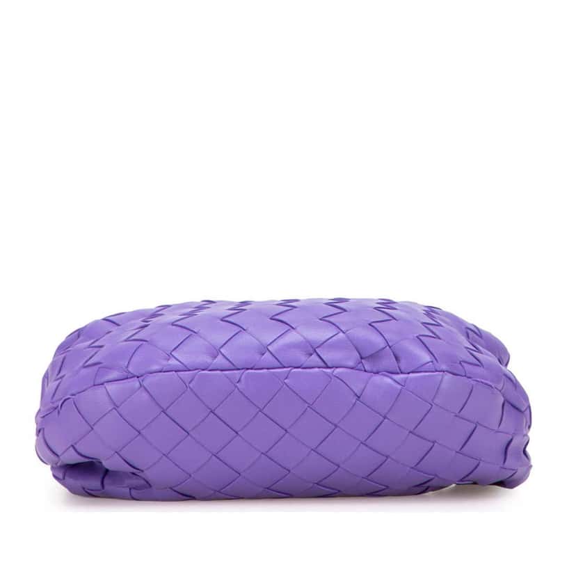 Bottega Veneta Mini Nappa Intrecciato Jodie Purple Leather Very good condition - Inside View