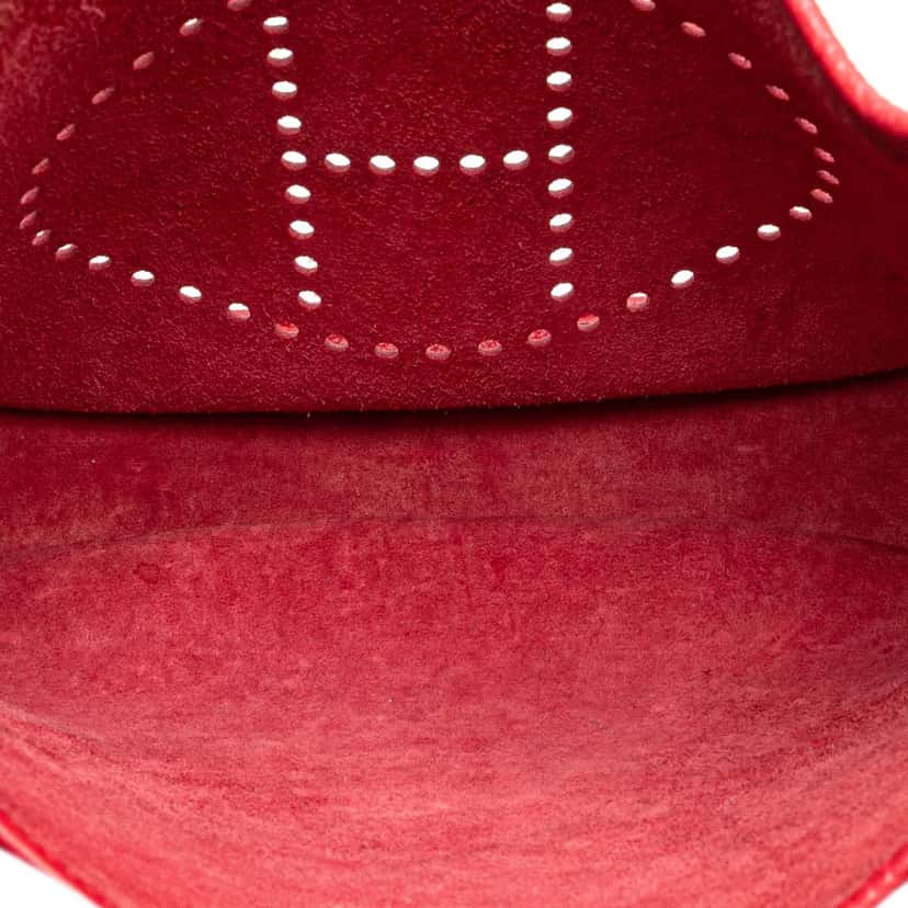 Hermès Clemence Evelyne III 29 Red Leather Good condition - Model View