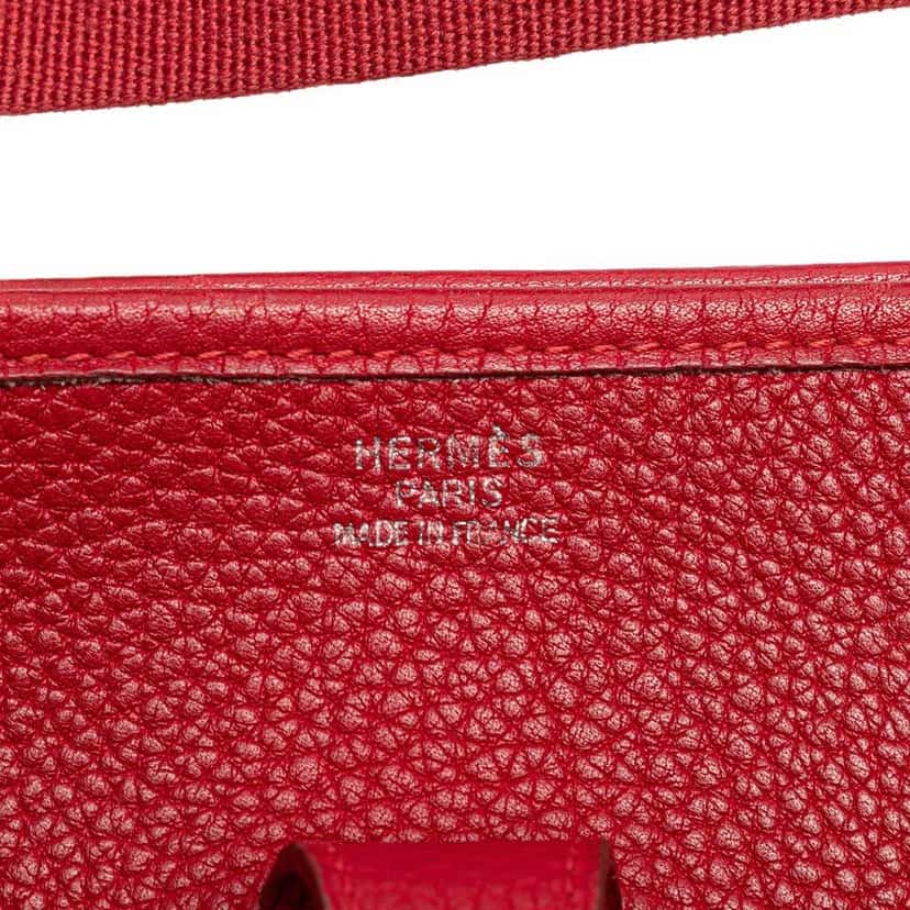 Hermès Clemence Evelyne III 29 Red Leather Good condition - Box View