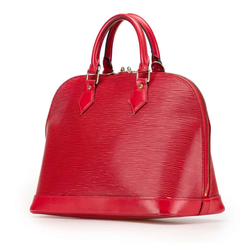 Louis Vuitton Epi Alma PM Red Leather Good condition - Back View