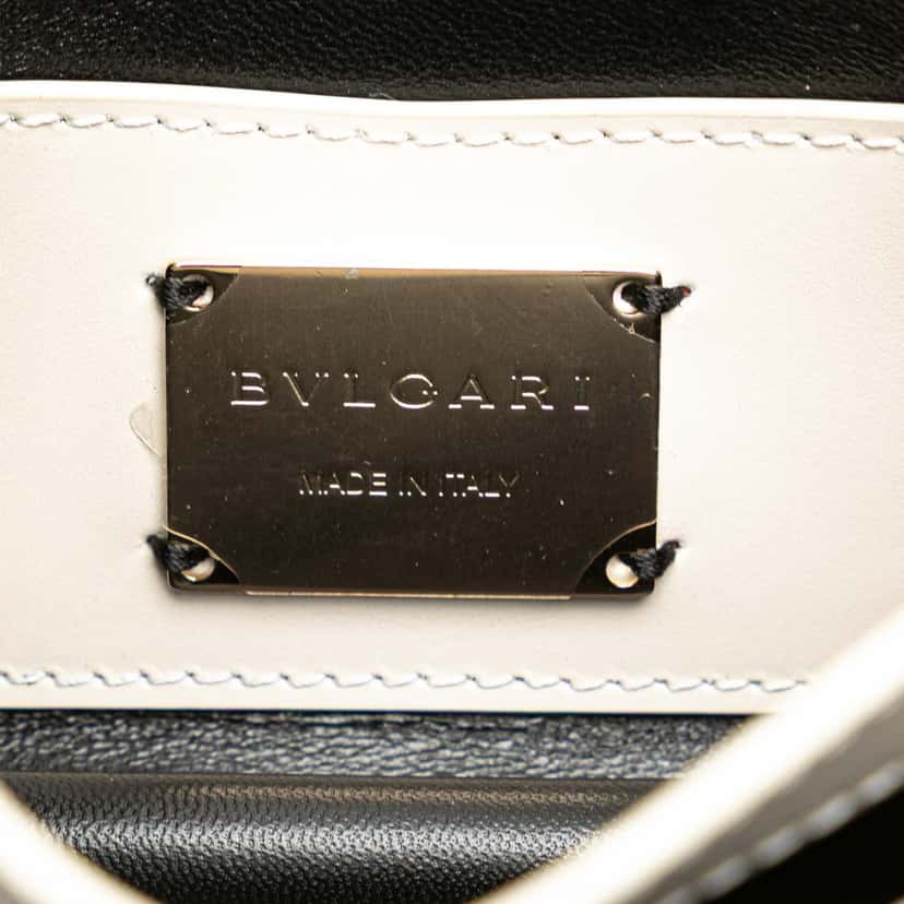 Bvlgari Galuchat and Calfskin Serpenti Forever Crossbody Yellow Leather Good condition - Box View