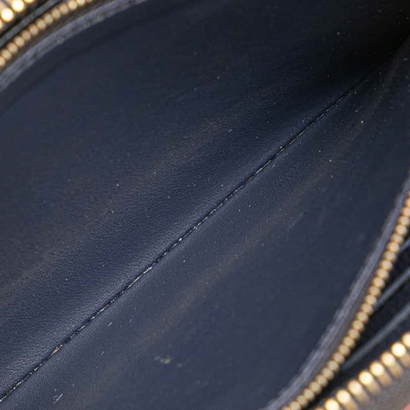 Louis Vuitton Monogram Empreinte Zippy Long Wallet Blue Leather Good condition - Model View