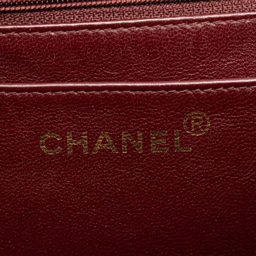Chanel Jumbo Classic Lambskin Single Flap Black Leather Good condition - Box View
