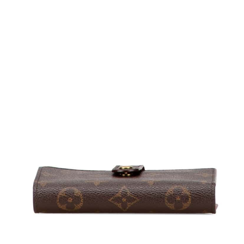 Louis Vuitton Monogram Porte Monnaie Billets Viennois Brown Canvas Good condition - Inside View