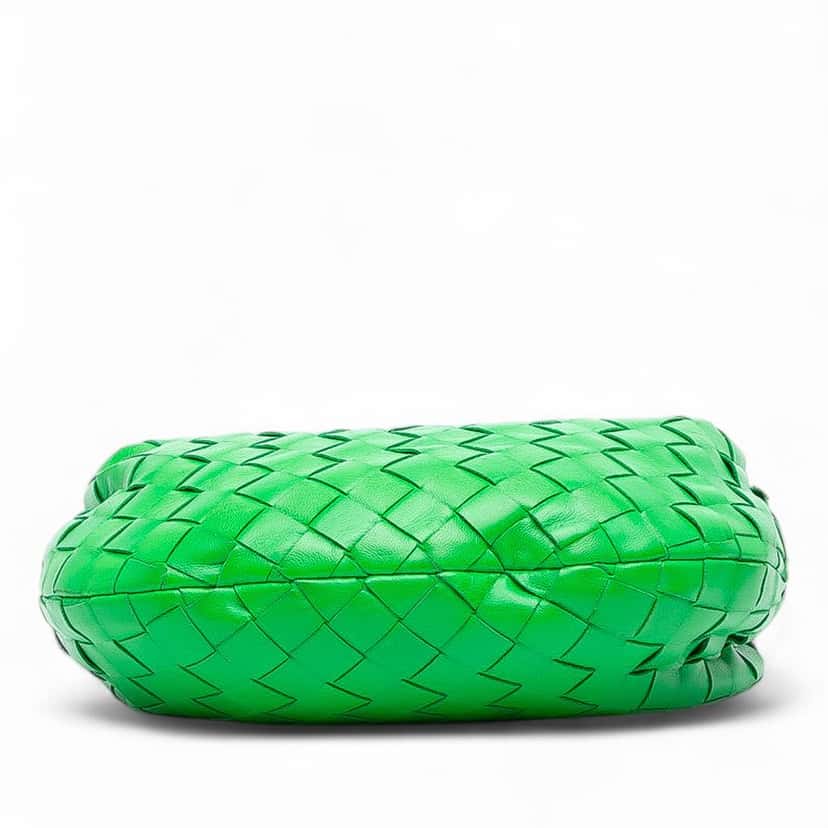 Bottega Veneta Mini Nappa Intrecciato Jodie Green Leather Good condition - Inside View