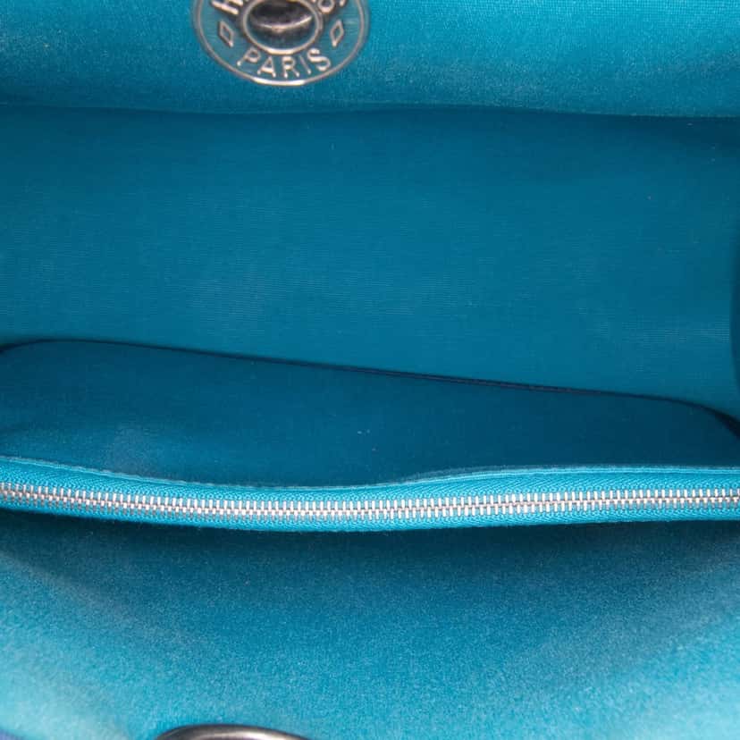 Hermès Toile Herbag Zip 31 Blue Canvas Good condition - Model View