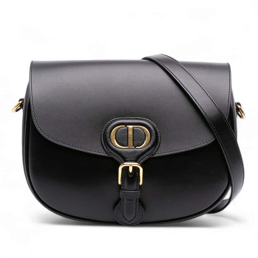 Dior Medium Leather Bobby Crossbody Black Leather Good condition - Front View