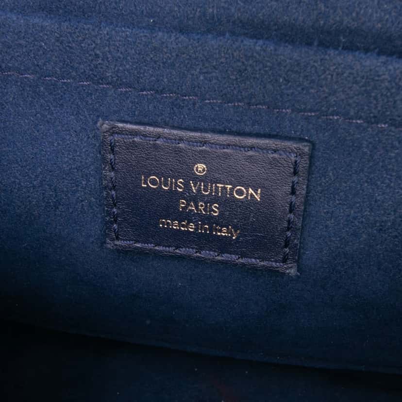 Louis Vuitton Limited Edition Denim Patches New Wave Chain MM Blue Denim Very good condition - Box View