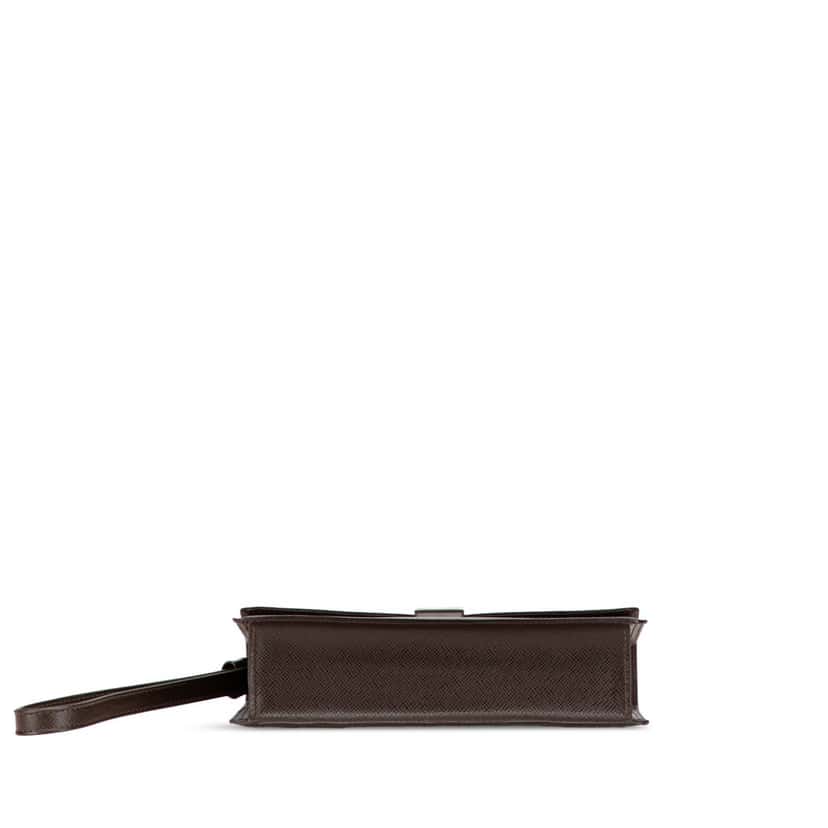 Louis Vuitton Taiga Selenga Brown Leather Good condition - Inside View