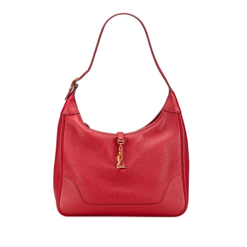 Hermès Togo Trim II 31 Red Leather Good condition - Front View