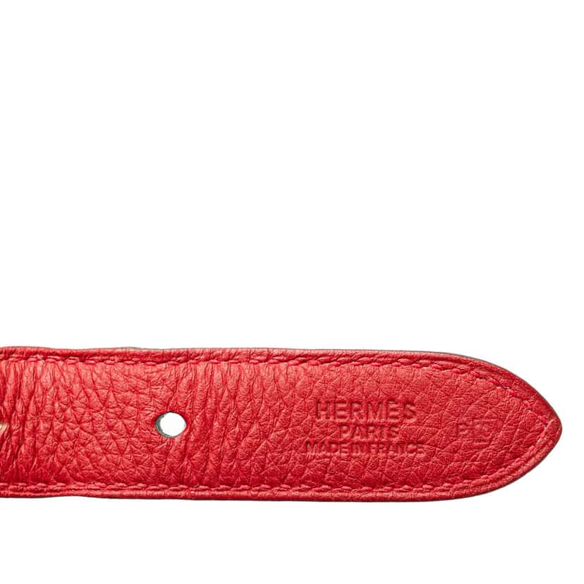 Hermès Togo Trim II 31 Red Leather Good condition - Box View