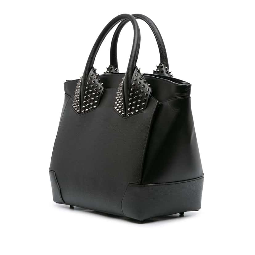 Christian Louboutin Leather Studded Eloise Top Handle Bag Black Leather Good condition - Back View