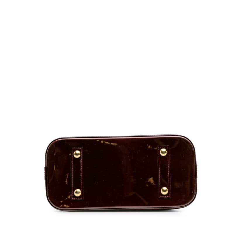 Louis Vuitton Monogram Vernis Alma PM Red Leather Good condition - Inside View