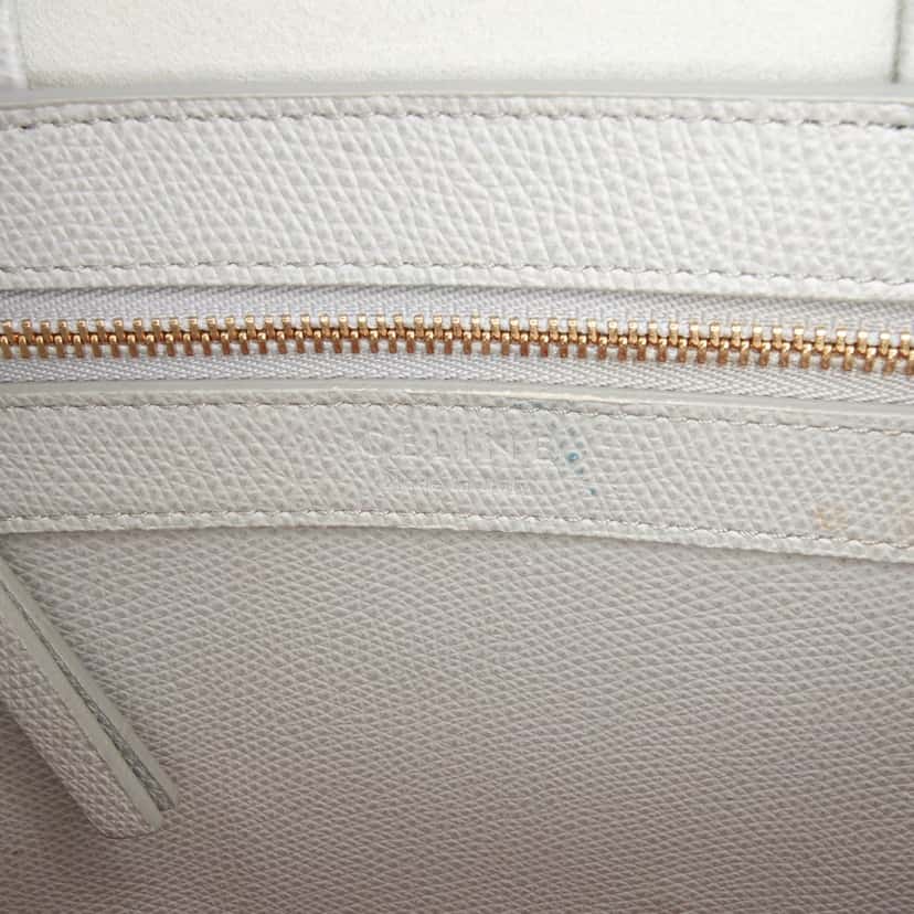 Celine Small Bicolor Leather Vertical Cabas Brown Leather Good condition - Box View