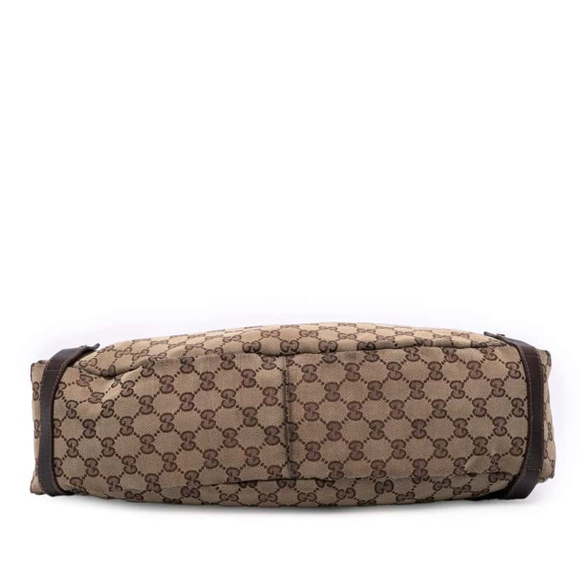 Gucci Medium GG Canvas Abbey D Ring Tote Brown Canvas Good condition - Inside View