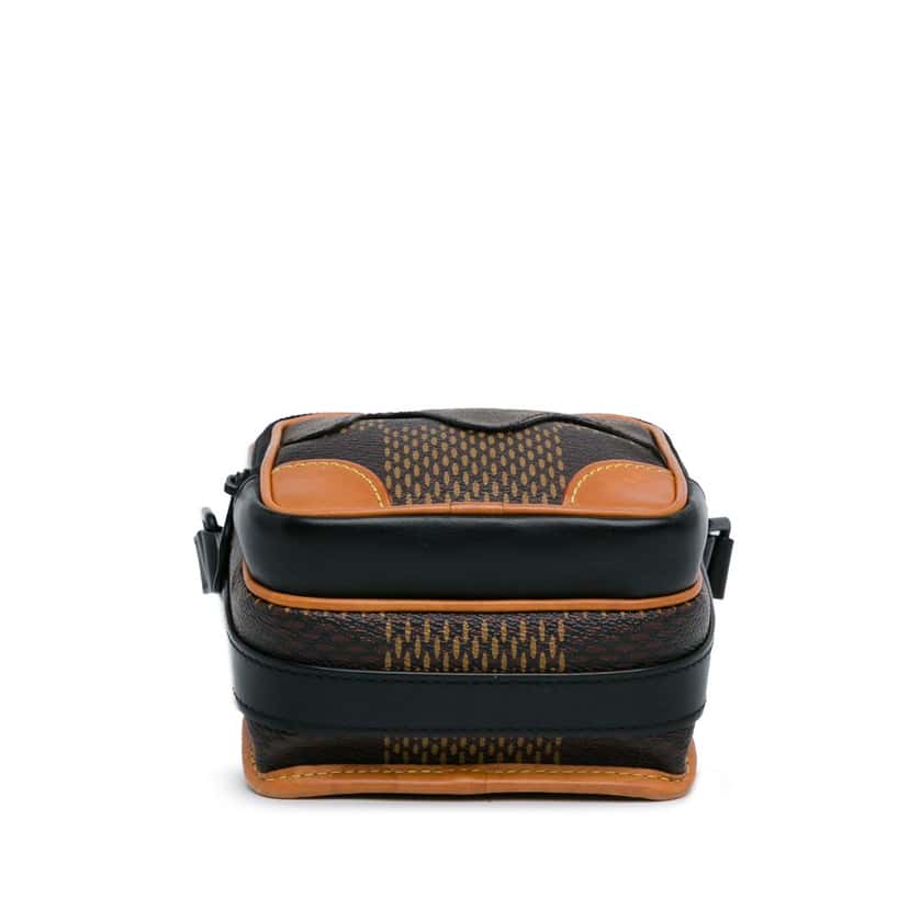 Louis Vuitton Nigo Giant Damier Ebene Monogram Nano Amazone Brown Canvas Good condition - Model View