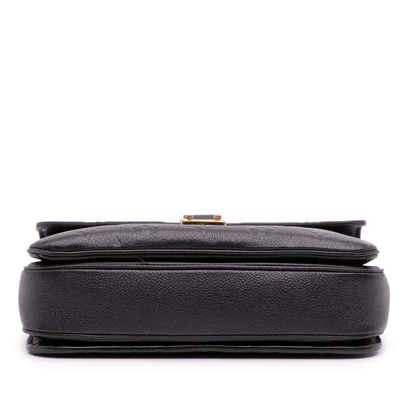 Louis Vuitton Monogram Empreinte Pochette Metis Black Leather Good condition - Inside View
