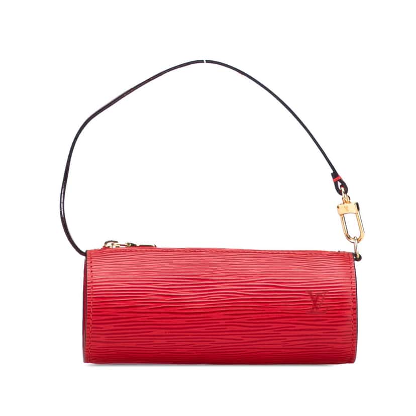 Louis Vuitton Epi Pochette Papillon Red Leather Good condition - Front View