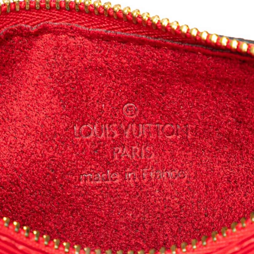 Louis Vuitton Epi Pochette Papillon Red Leather Good condition - Box View