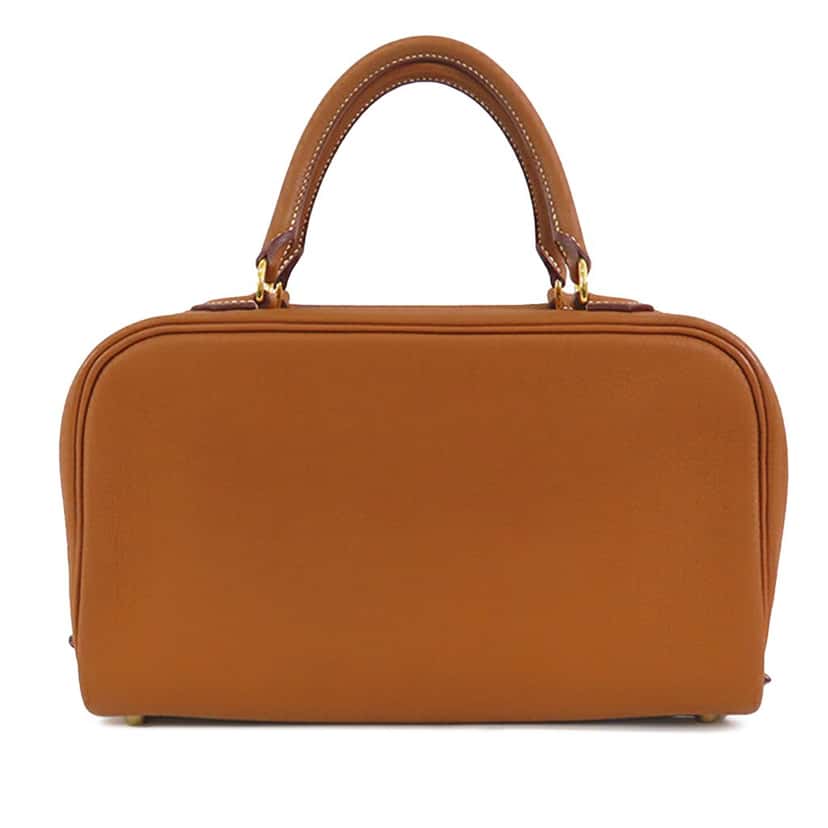 Hermès Togo Sac En Vie 26 Brown Leather Good condition - Front View