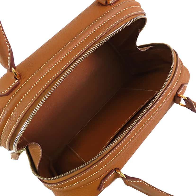 Hermès Togo Sac En Vie 26 Brown Leather Good condition - Model View