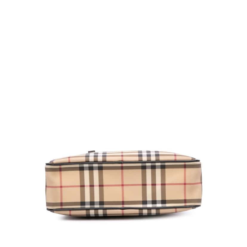 Burberry House Check Canvas Handbag Brown Canvas Good condition - Inside View