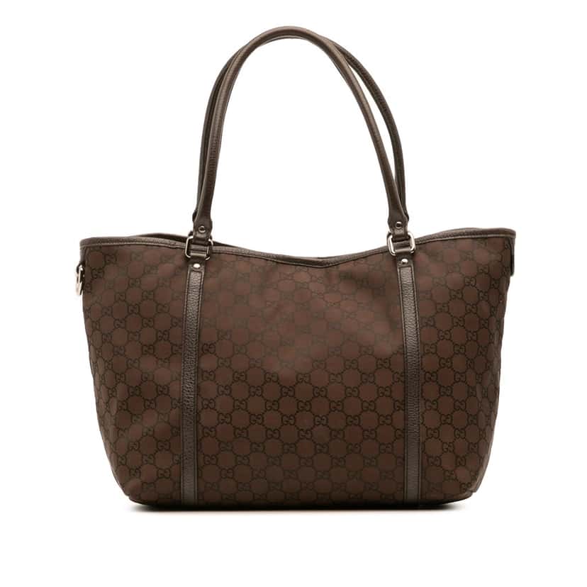 Gucci GG Canvas Joy Tote Brown Canvas Good condition - Front View