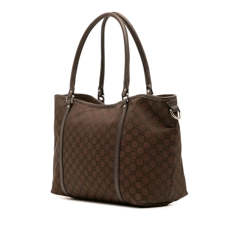 Gucci GG Canvas Joy Tote Brown Canvas Good condition - Back View
