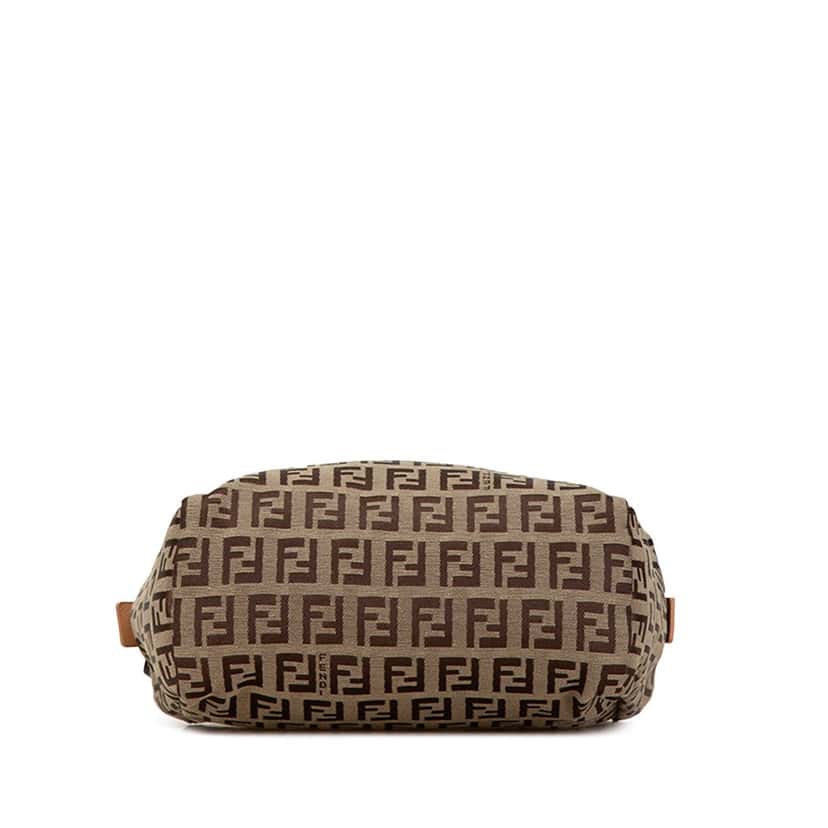 Fendi Zucchino Canvas Handbag Brown Canvas Good condition - Model View