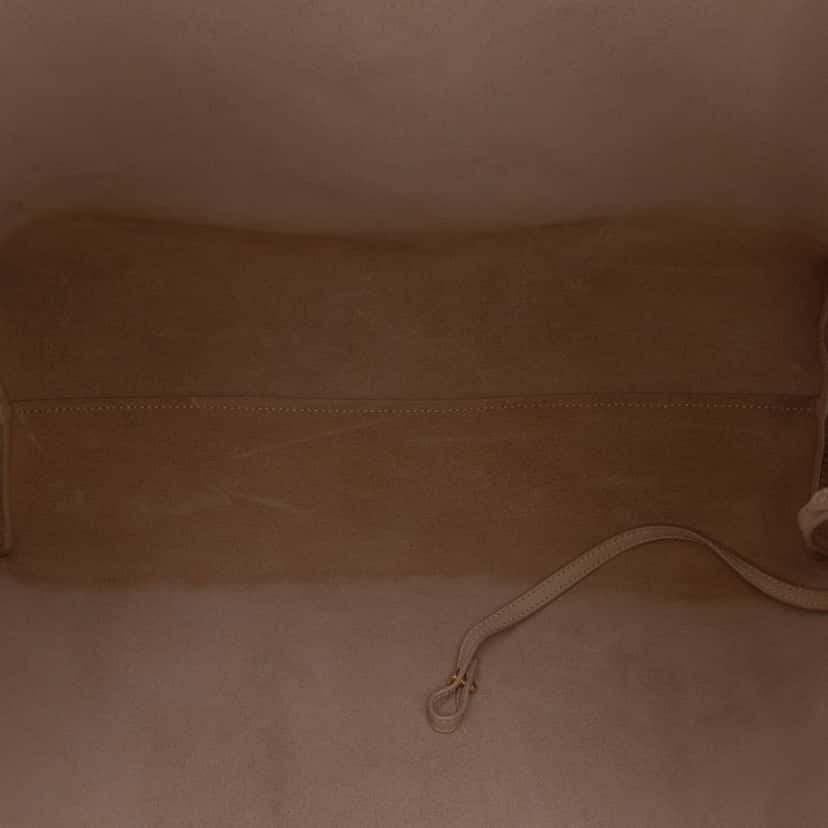 Saint Laurent Large Leather East West Shopping Tote Brown Leather Good condition - Model View