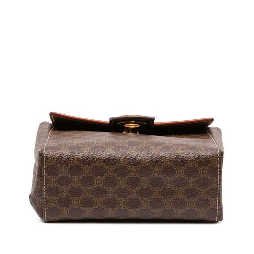 Celine Macadam Coated Canvas Crossbody Brown Canvas Good condition - Inside View