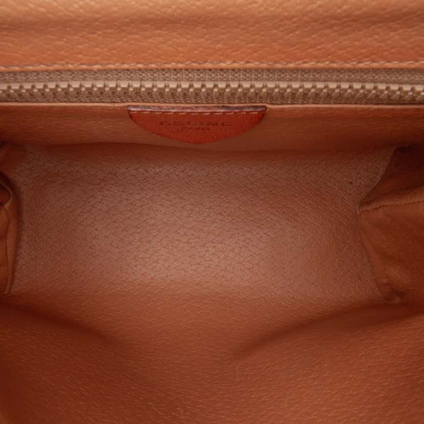 Celine Macadam Coated Canvas Crossbody Brown Canvas Good condition - Model View