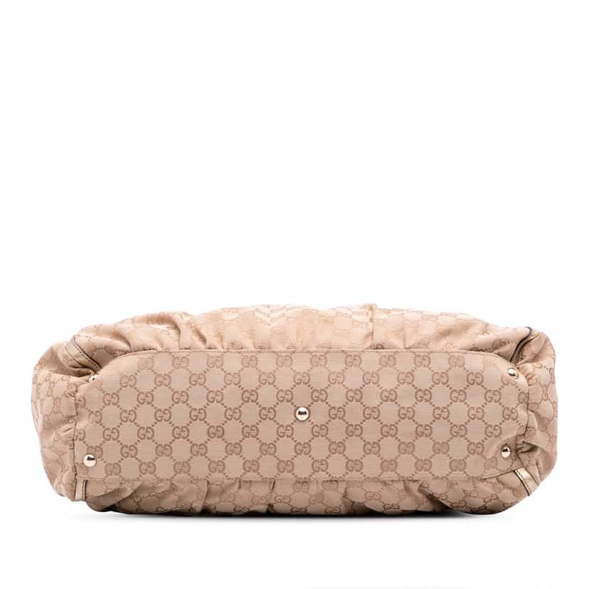 Gucci Large GG Canvas Abbey D Ring Tote Brown Canvas Good condition - Inside View