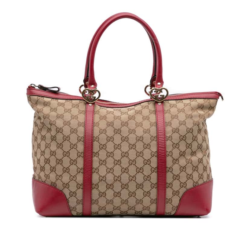 Gucci GG Canvas Lovely Tote Brown Canvas Good condition - Front View