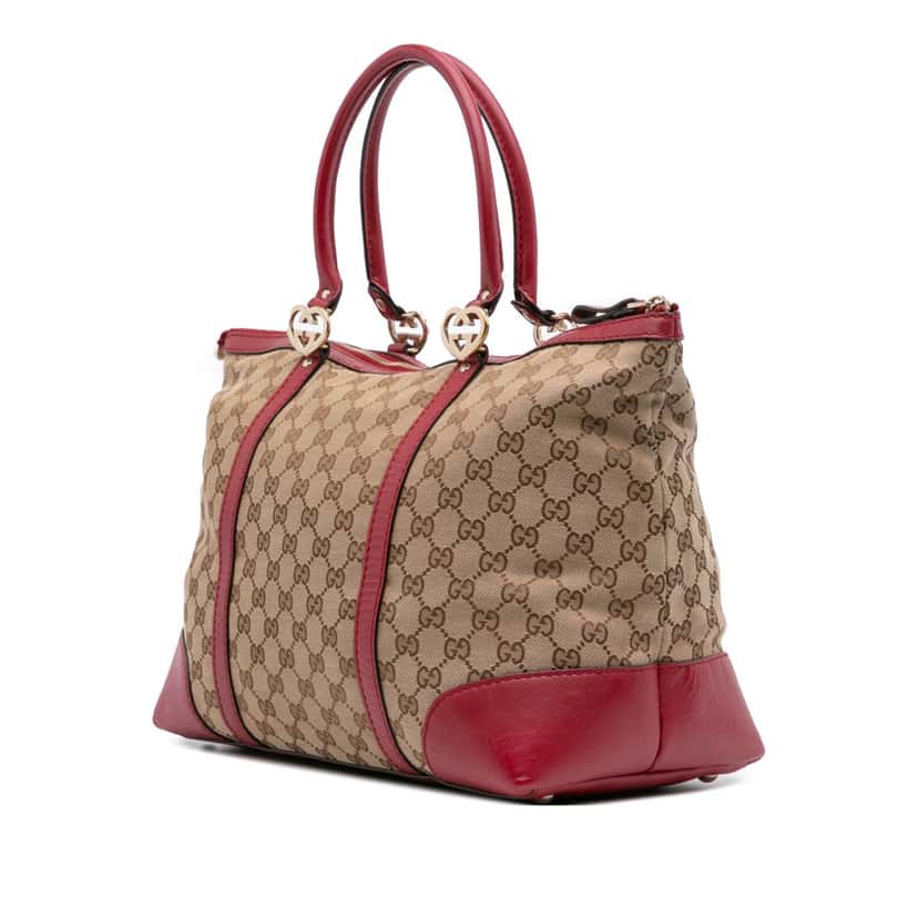 Gucci GG Canvas Lovely Tote Brown Canvas Good condition - Back View