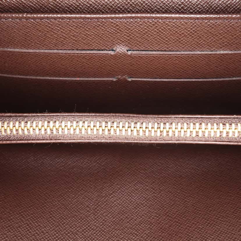 Louis Vuitton Damier Ebene Sarah Wallet Brown Canvas Good condition - Model View