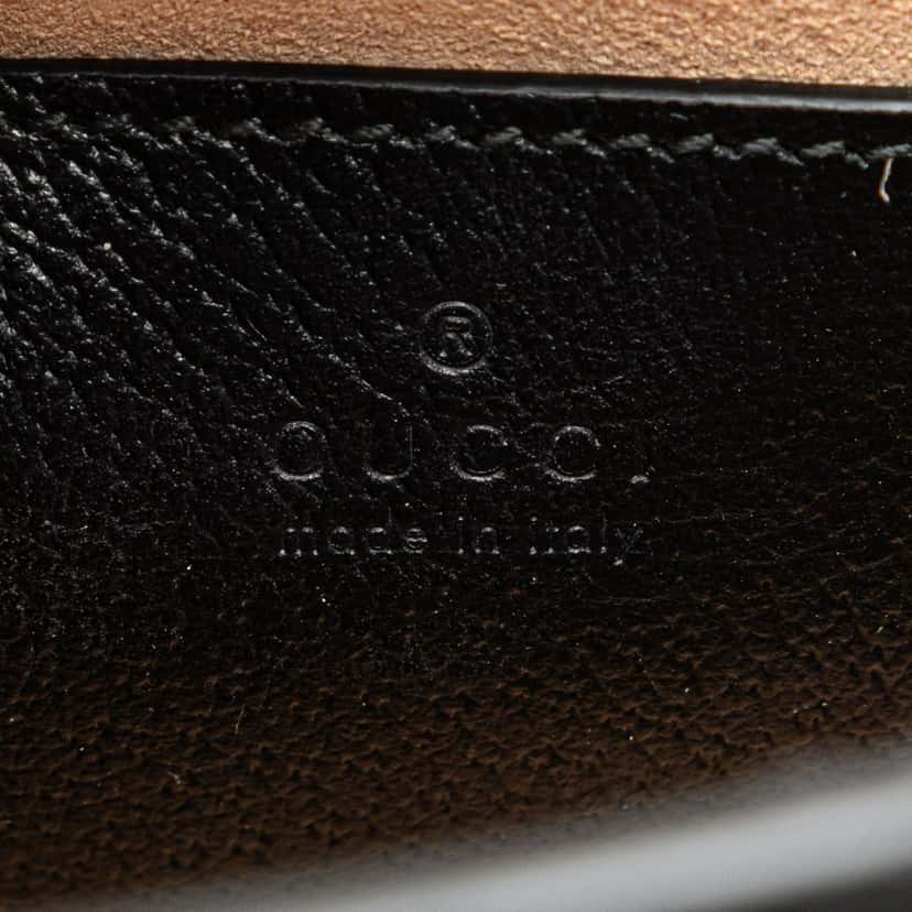 Gucci Small Calfskin Bamboo Diana Satchel Black Leather Good condition - Box View