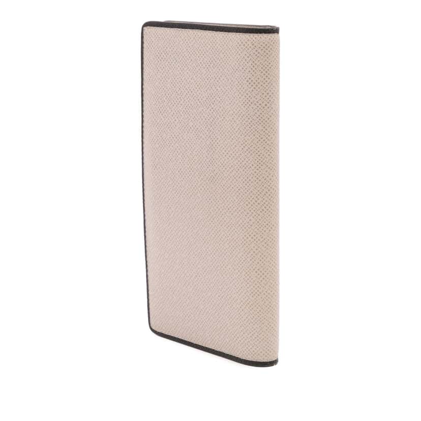Louis Vuitton Taiga Portefeuille Brazza Bifold Long Wallet Brown Leather Good condition - Back View