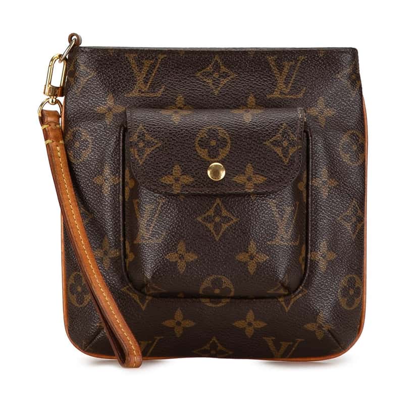 Louis Vuitton Monogram Partition Brown Canvas Fair condition - Front View