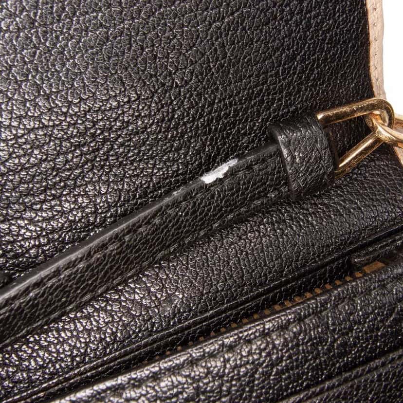 Miu Miu Bicolor Leather Wallet On Chain Brown Leather Good condition - Box View