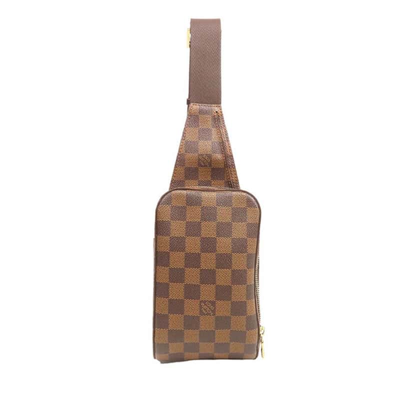 Louis Vuitton Damier Ebene Geronimos Brown Canvas Good condition - Front View