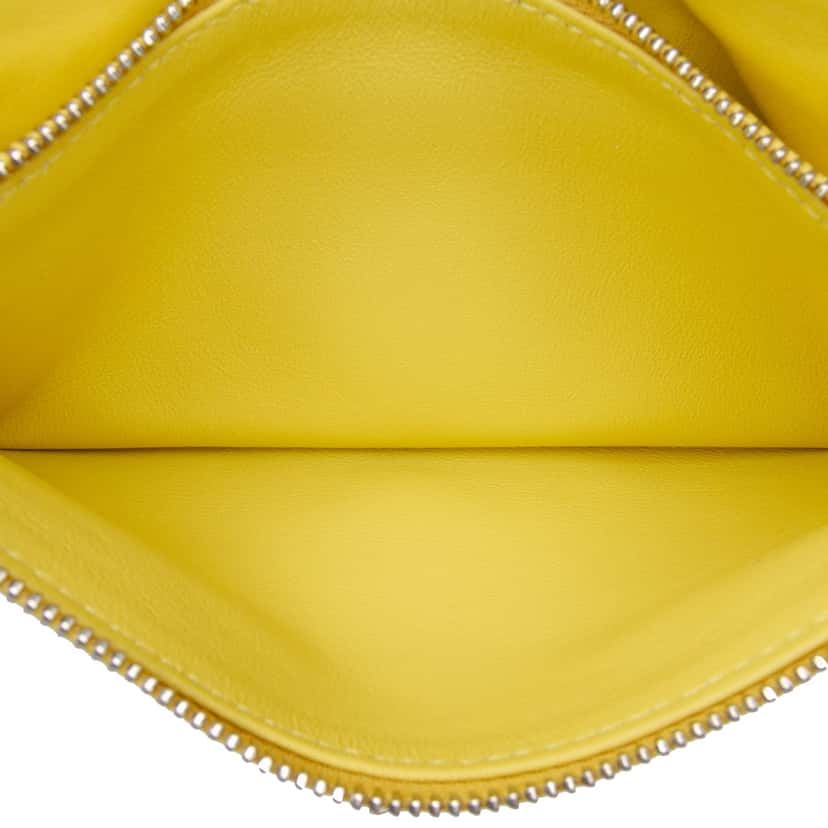Salvatore Ferragamo Padded Leather Viva Bow Crossbody Yellow Leather Good condition - Box View