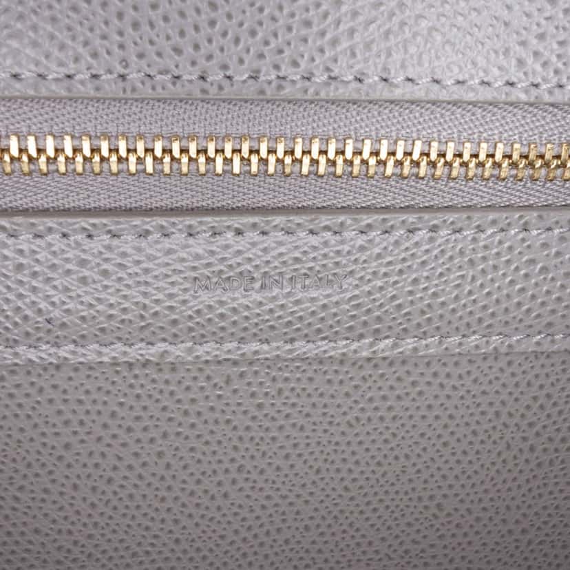 Celine Small Grained Calfskin Vertical Cabas Tote Grey Leather Good condition - Box View