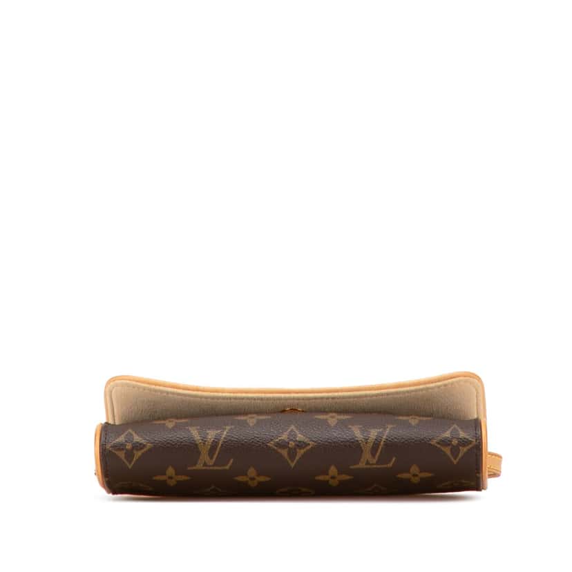 Louis Vuitton Monogram Pochette Twin PM Brown Canvas Good condition - Inside View