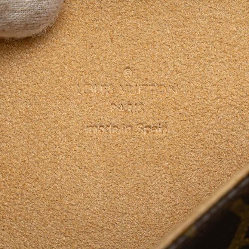 Louis Vuitton Monogram Pochette Twin PM Brown Canvas Good condition - Box View