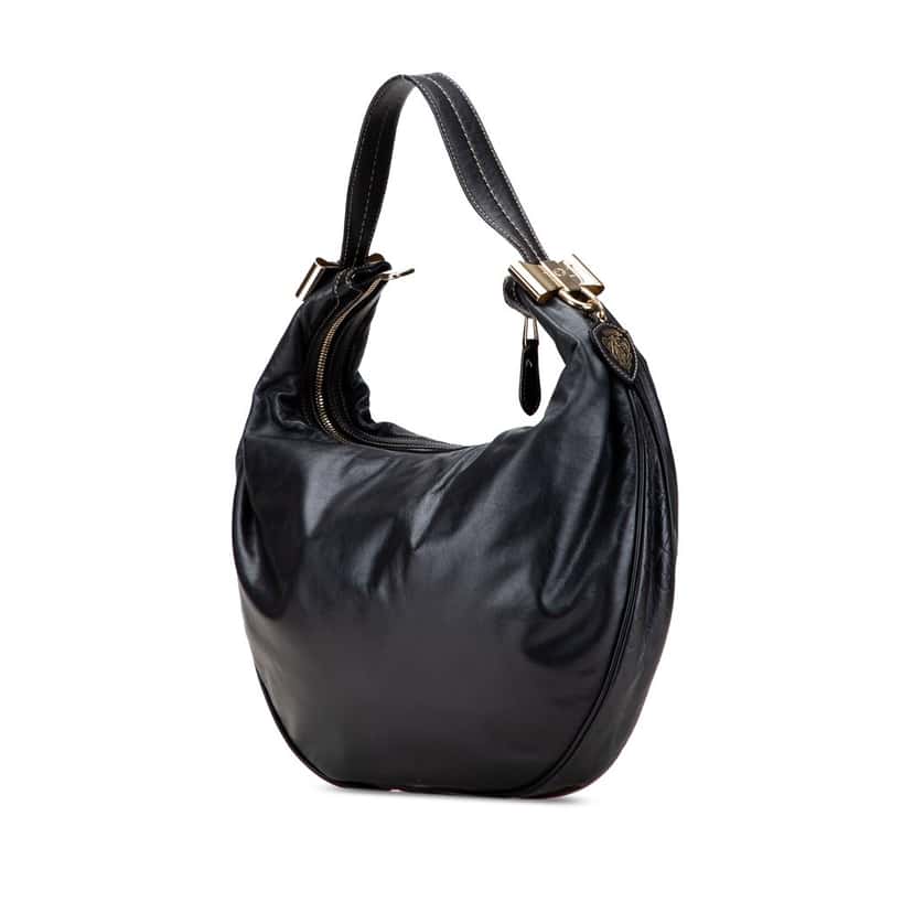 Gucci Leather Duchessa Hobo Black Leather Good condition - Back View