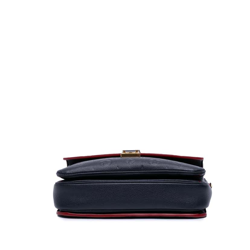 Louis Vuitton Monogram Empreinte Pochette Metis Blue Leather Good condition - Inside View